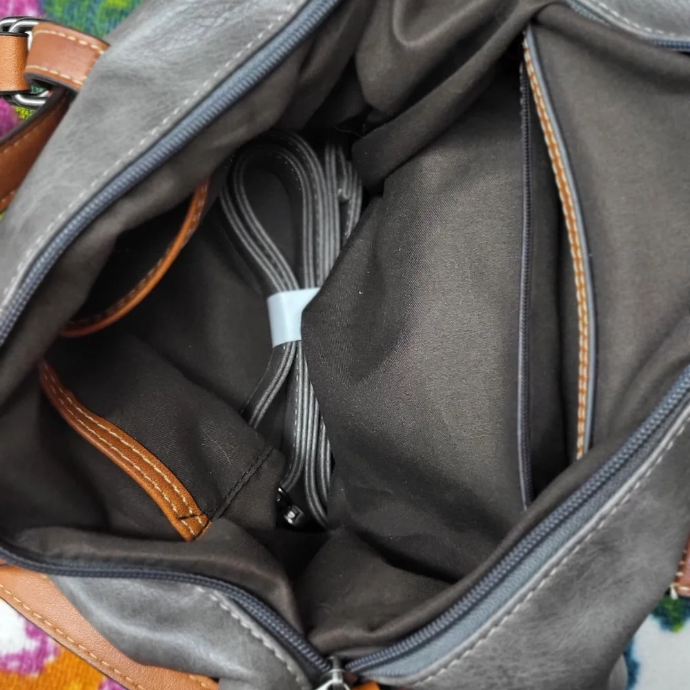 HEMAZHUOFAN PURSE, Grey, Nwt - Picture 3 of 4